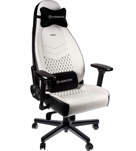 Офисное кресло «Noblechairs Icon White Edition» купить в Минске • Гродно • Гомеле • Могилеве
