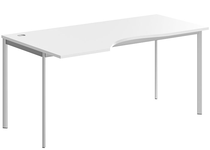 Стол письменный Imago-S СА-1S (L) Silver