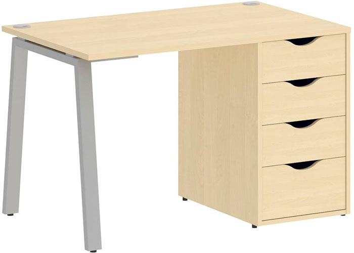 Стол Riva Home Office VR.SP-3-118.4.A Silver