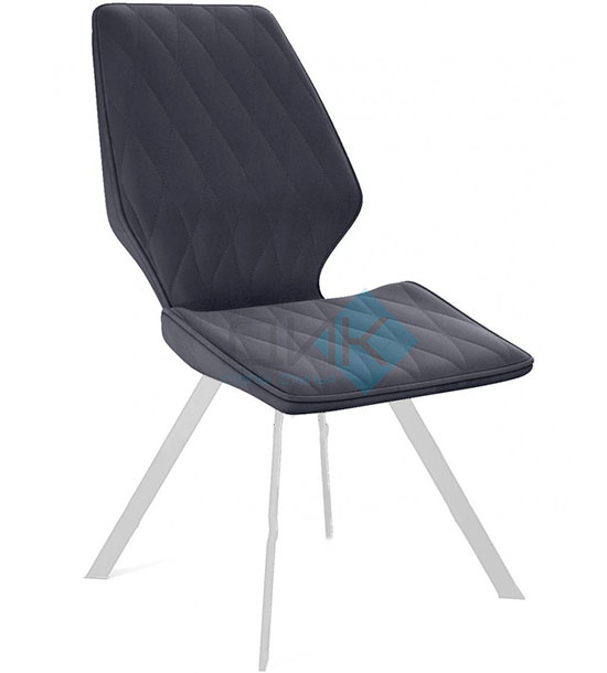 Кухонный стул DikLine 243 White (микровелюр В)