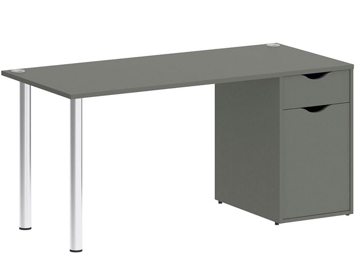 Стол Riva Home Office VR.SP-3-158.1 Silver