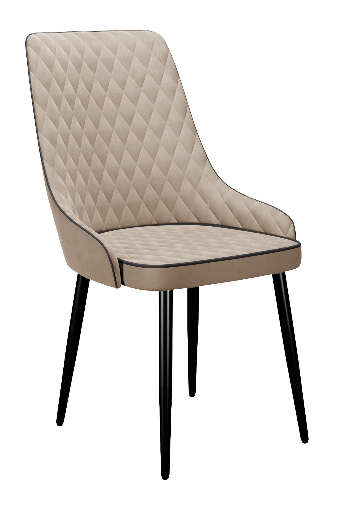 Кухонный стул DikLine 305 Black (микровелюр Z)