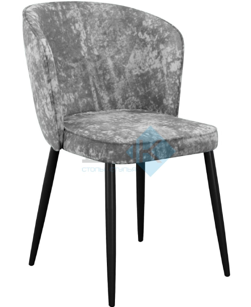 Кухонный стул DikLine 347 Black (микровелюр M)