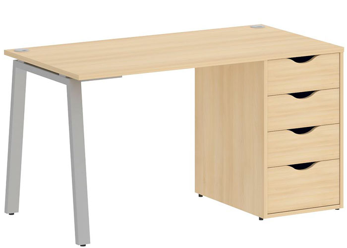 Стол Riva Home Office VR.SP-3-138.4.A Silver