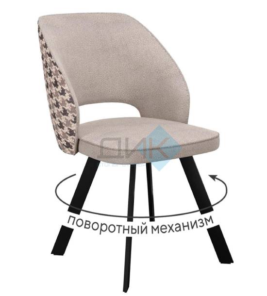 Кухонный стул DikLine 274 Black (микровелюр SB)