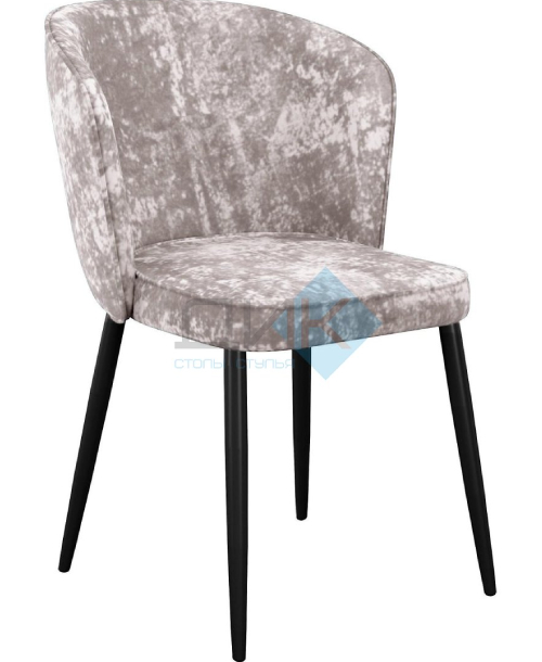 Кухонный стул DikLine 347 Black (микровелюр M)