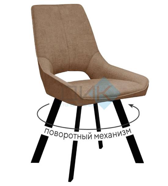 Кухонный стул DikLine 268 Black (микровелюр LA)