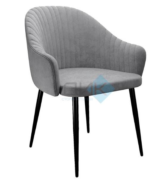 Кухонный стул DikLine 440 Black (микровелюр TW)