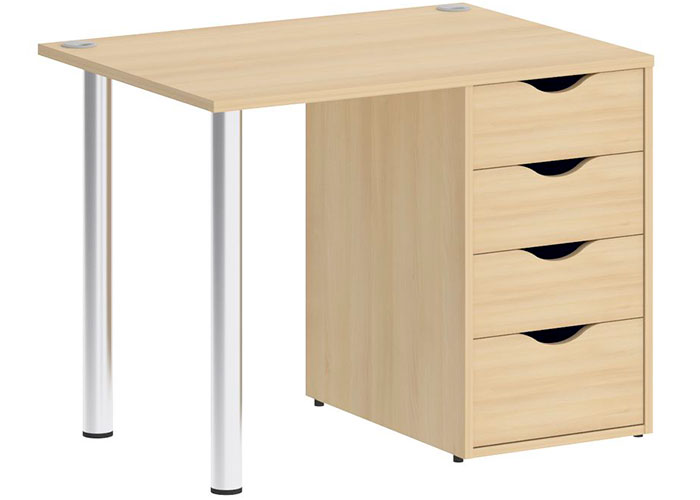 Стол Riva Home Office VR.SP-3-98.4 Silver