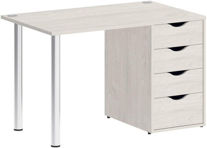 Стол Riva Home Office VR.SP-3-118.4 Silver