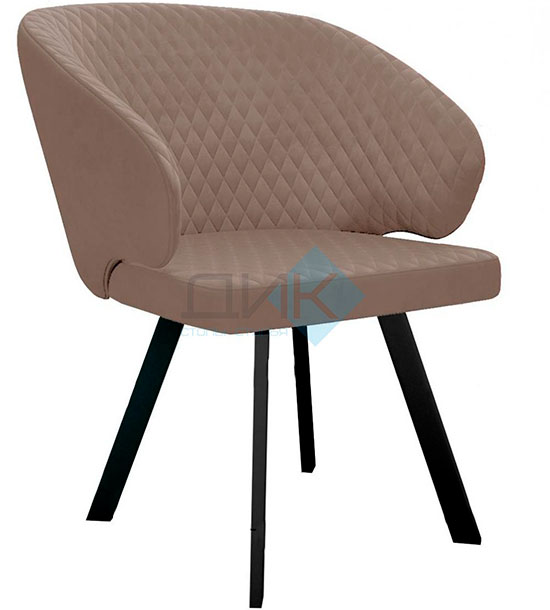 Кухонный стул DikLine 265 Black (микровелюр)