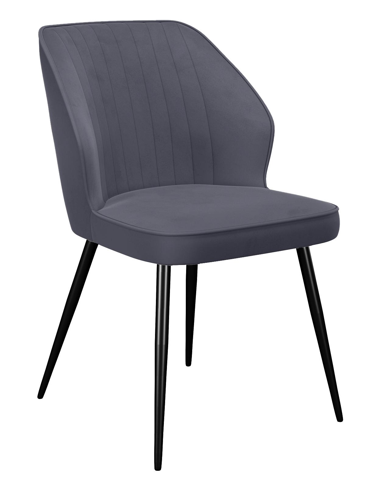 Кухонный стул DikLine 222 Black (велюр В)