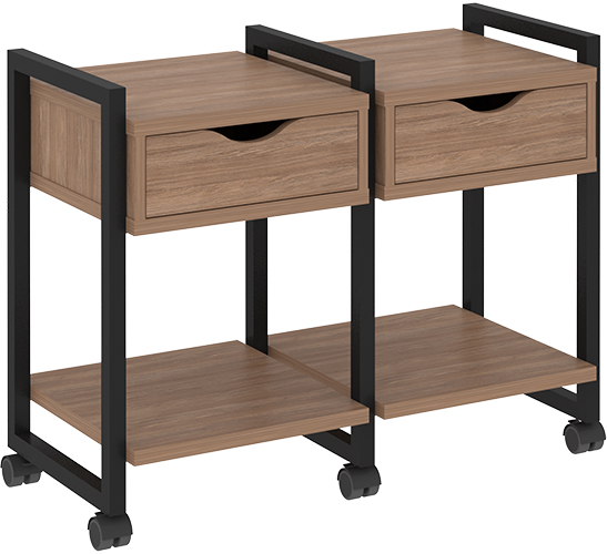 Тумба подкатная RIVA VR.L-TN-1.K Black