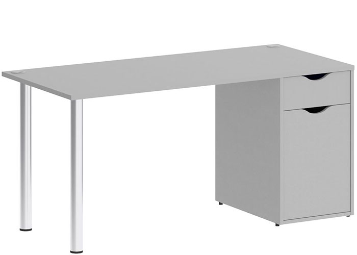 Стол Riva Home Office VR.SP-3-158.1 Silver