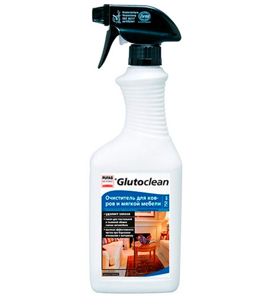 Чистящее средство ковров и мягкой мебели Glutoclean