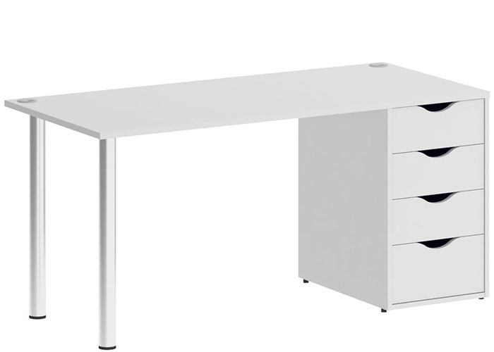 Стол Riva Home Office VR.SP-3-158.4 Silver