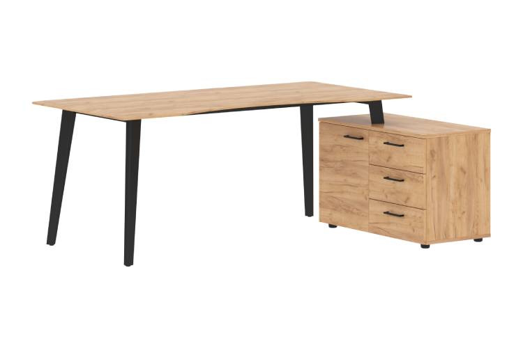 Стол руководителя с тумбой Jay JCT 1813(R)