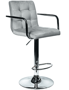 Офисное кресло «Kingstyle Logos Arm GB Chrome (велюр)» купить в Минске • Гродно • Гомеле • Могилеве