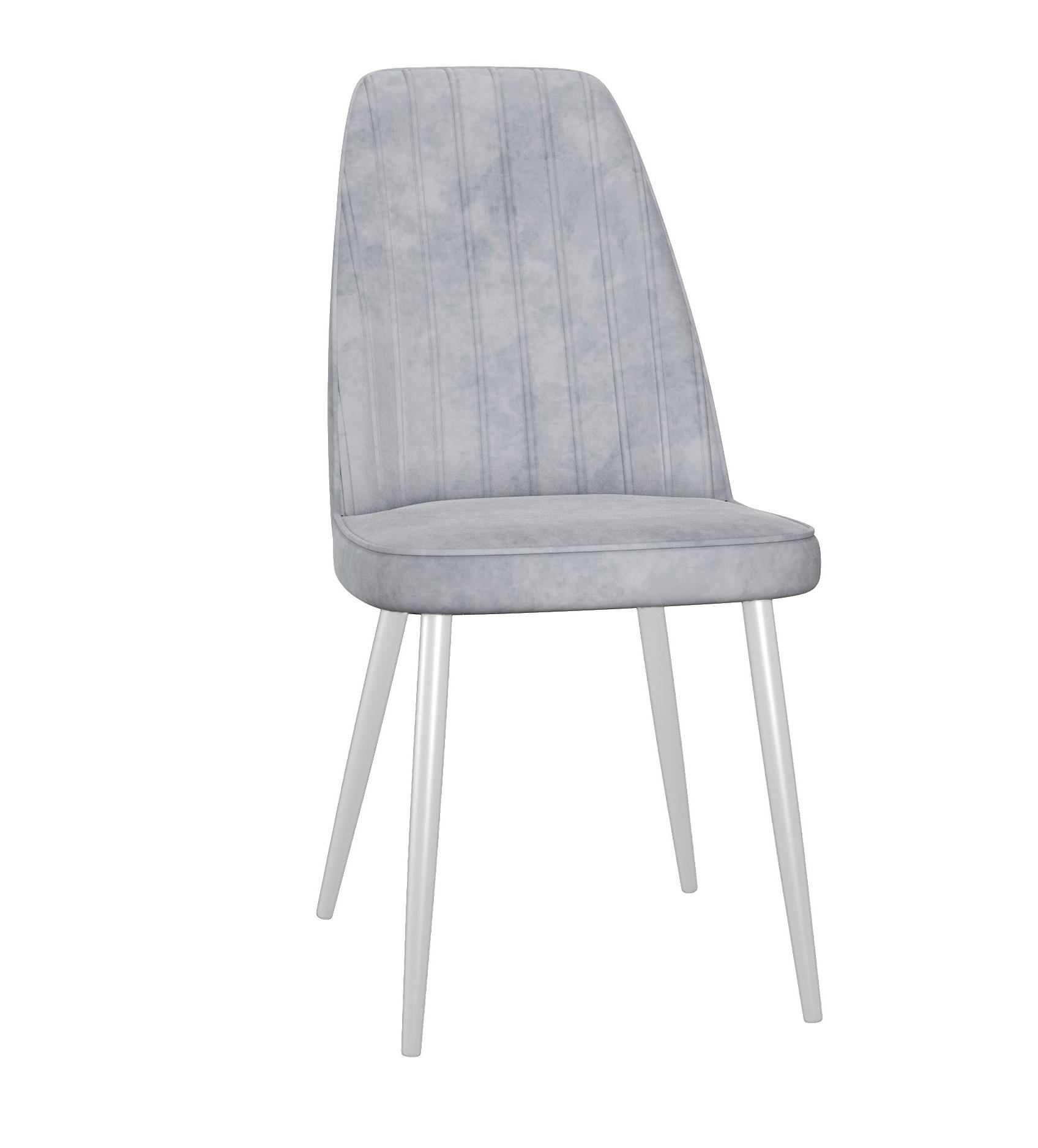 Кухонный стул DikLine 326 White (микровелюр B)