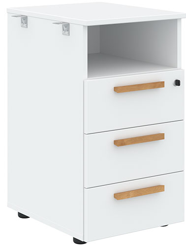 Тумба приставная Forta FLC 3D.1 White