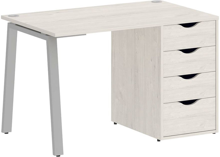 Стол Riva Home Office VR.SP-3-118.4.A Silver