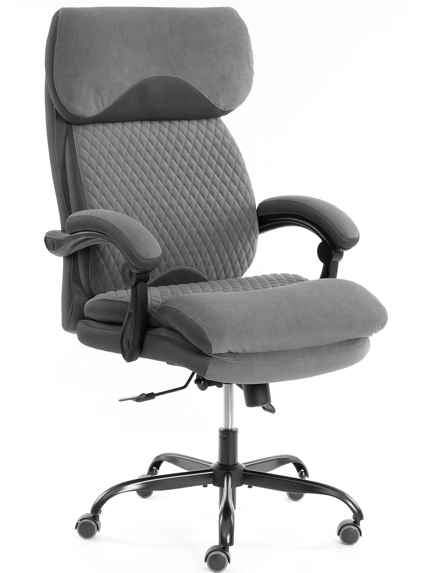 Офисное кресло Tetchair Chief Metalbl (велюр)
