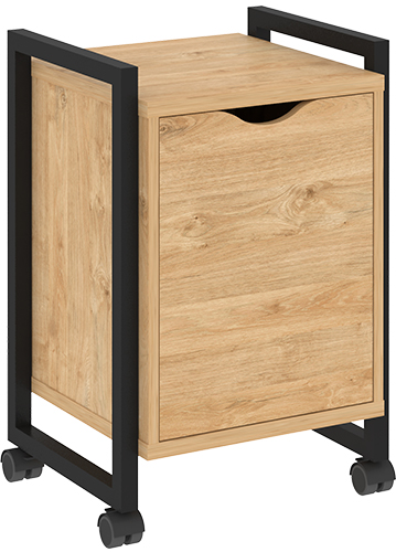 Тумба подкатная RIVA VR.L-T2.K Black