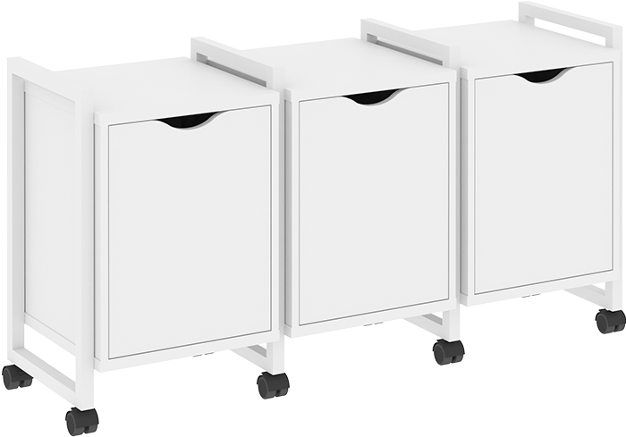 Тумба подкатная RIVA VR.L-TN-5.K White