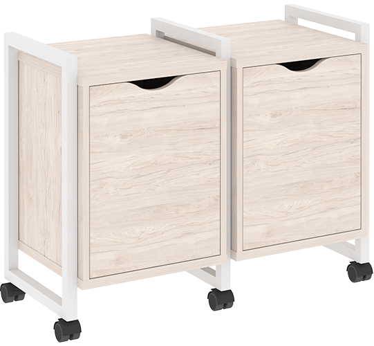Тумба подкатная RIVA VR.L-TN-2.K White