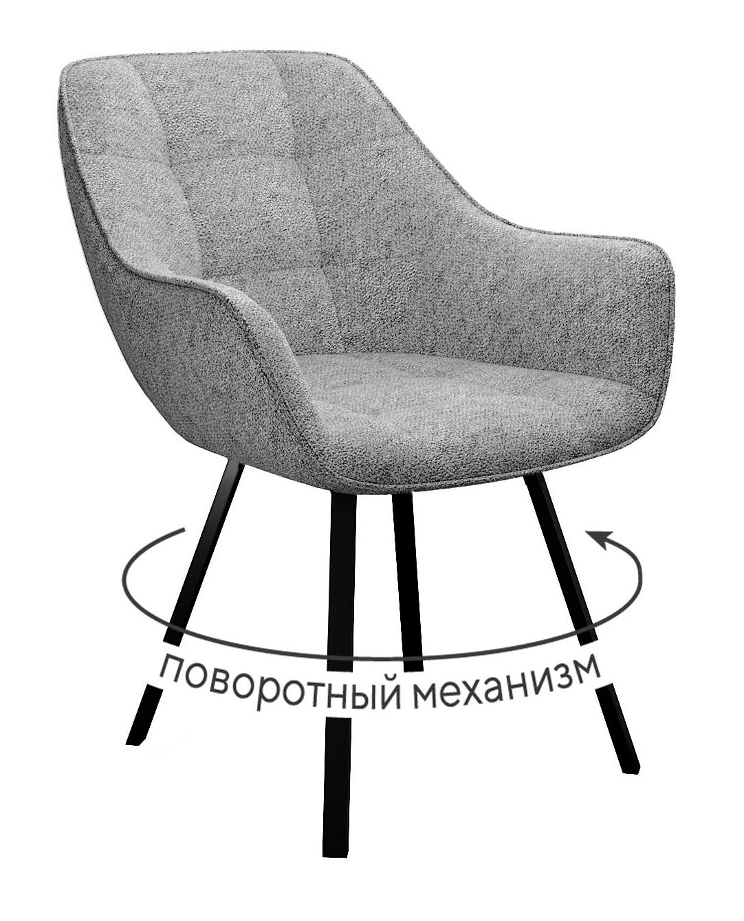 Кухонный стул DikLine 252 M Black (велюр NS)