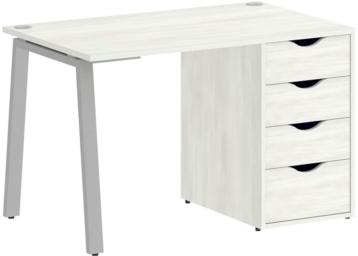 Стол Riva Home Office VR.SP-3-118.4.A Silver