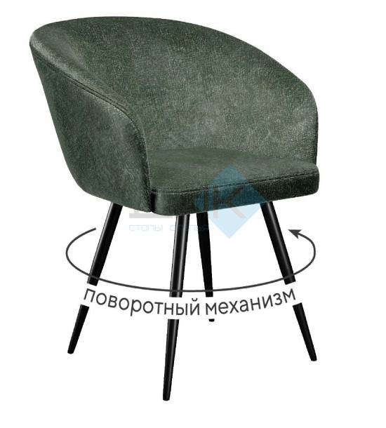 Кухонный стул DikLine 442 Black (микровелюр DR)