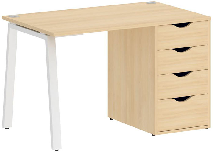 Стол Riva Home Office VR.SP-3-118.4.A White