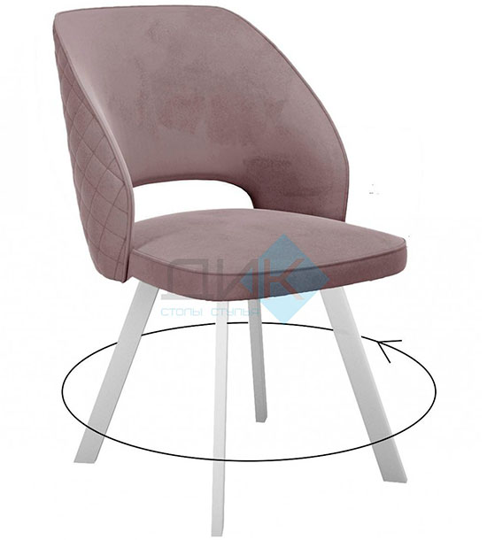 Кухонный стул DikLine 274 White (микровелюр Z)