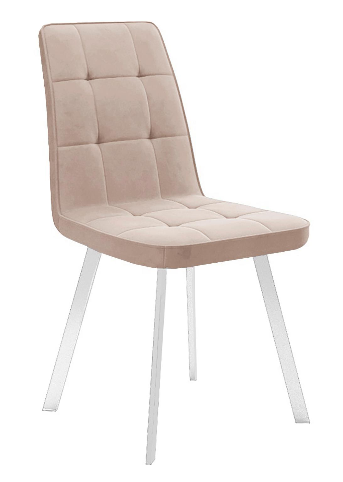 Кухонный стул DikLine 207 White (велюр В)