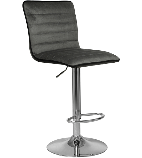 Барный стул Kingstyle Capri GB Chrome (велюр)