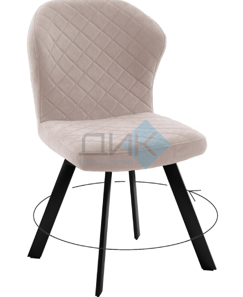 Кухонный стул DikLine 339 Black (микровелюр B)