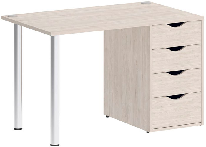 Стол Riva Home Office VR.SP-3-118.4 Silver