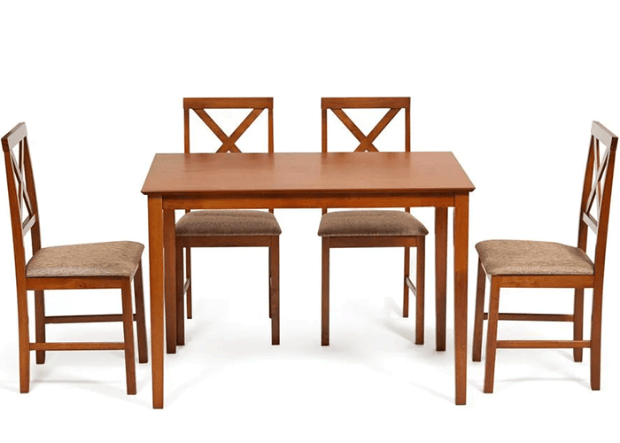 Обеденный комплект Tetchair Hudson Dining Set (стол + 4 стула)