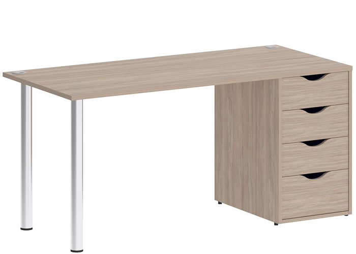 Стол Riva Home Office VR.SP-3-158.4 Silver