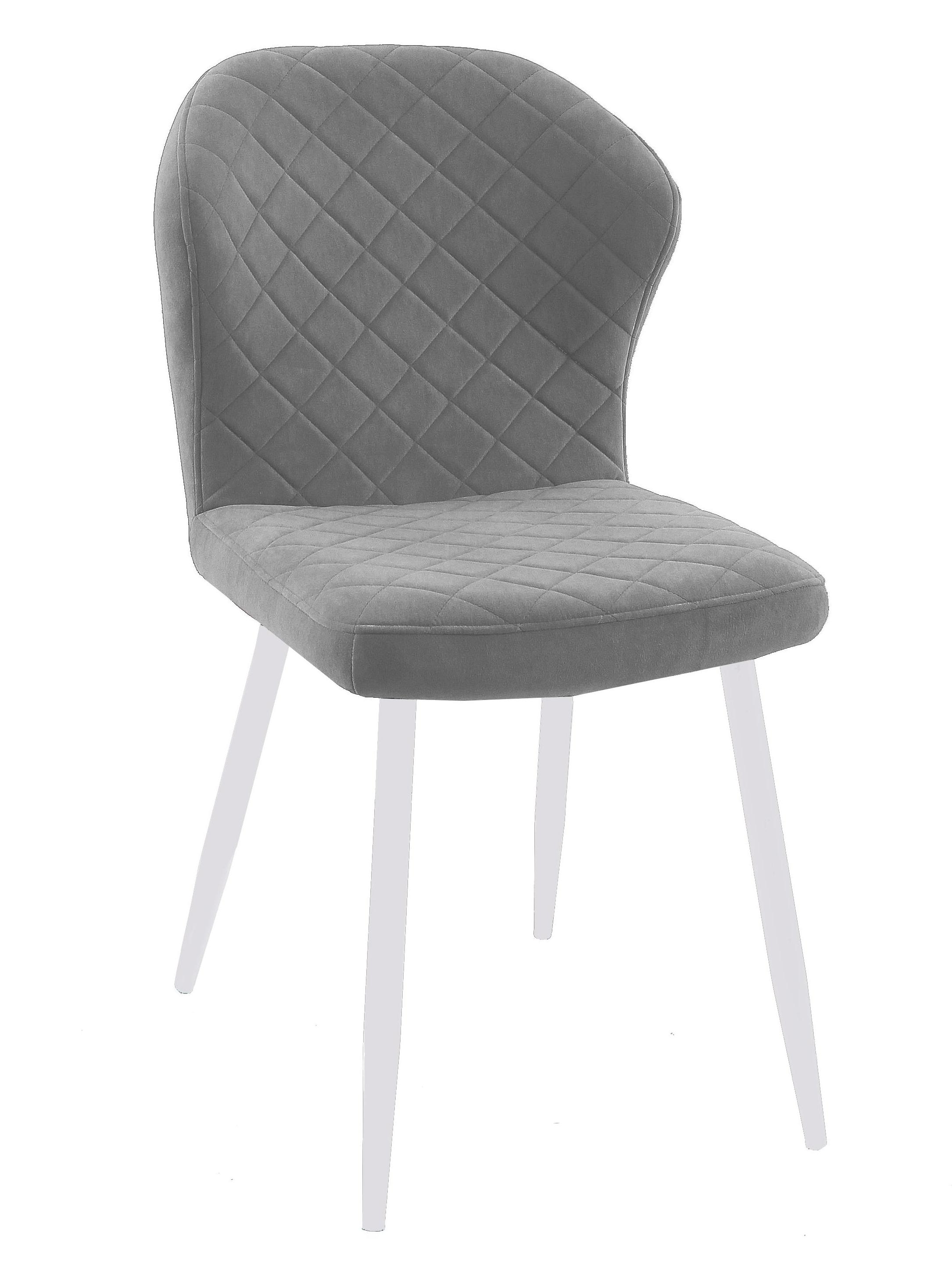 Кухонный стул DikLine 239R White (велюр B)