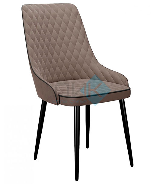 Кухонный стул DikLine 305 Black (микровелюр Z)