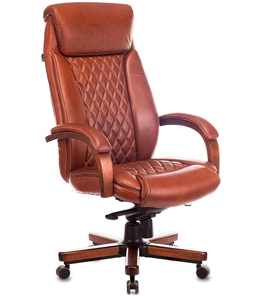 Офисное кресло Бюрократ T-9924 WALNUT