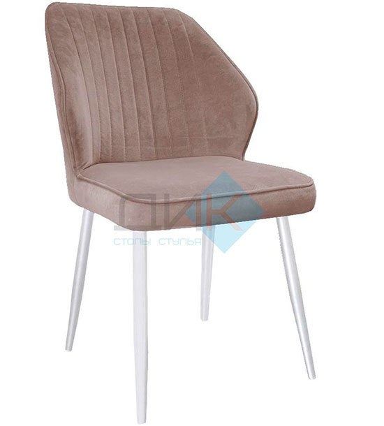 Кухонный стул DikLine 222 White (велюр В)
