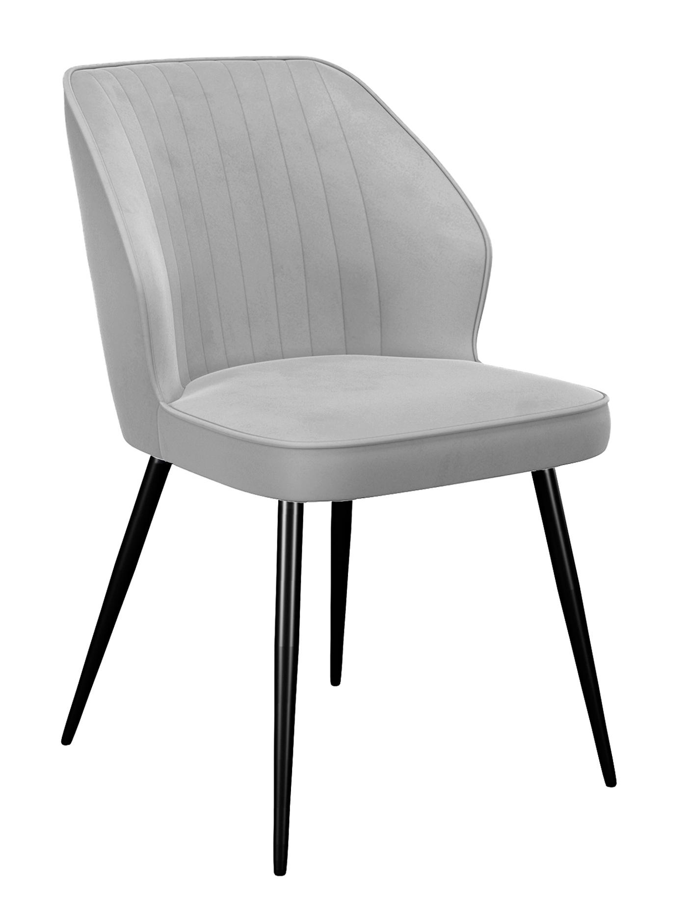 Кухонный стул DikLine 222 Black (велюр В)