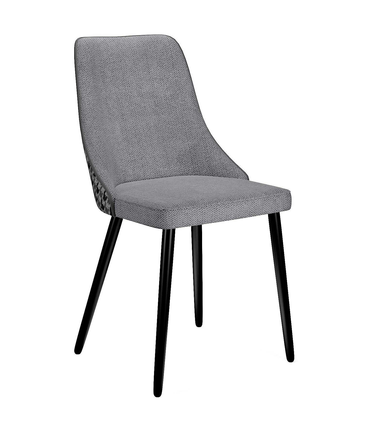 Кухонный стул DikLine 286 Black (микровелюр SB)
