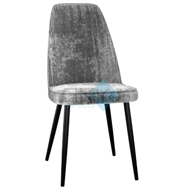 Кухонный стул DikLine 326 Black (микровелюр M)