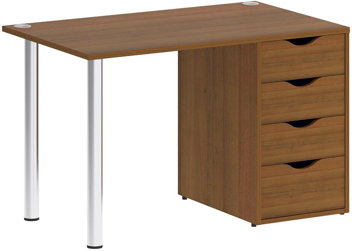 Стол Riva Home Office VR.SP-3-118.4 Silver