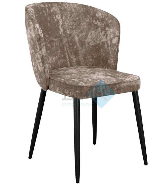 Кухонный стул DikLine 348 Black (микровелюр M)