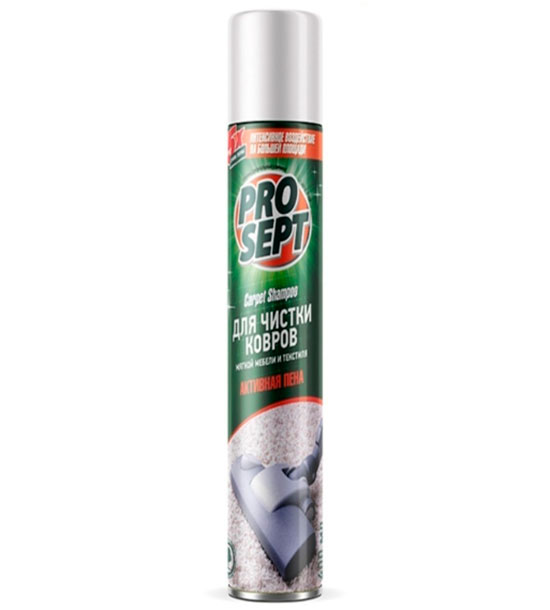 PROSEPT Carpet Shampoo активная пена для чистки ковров
